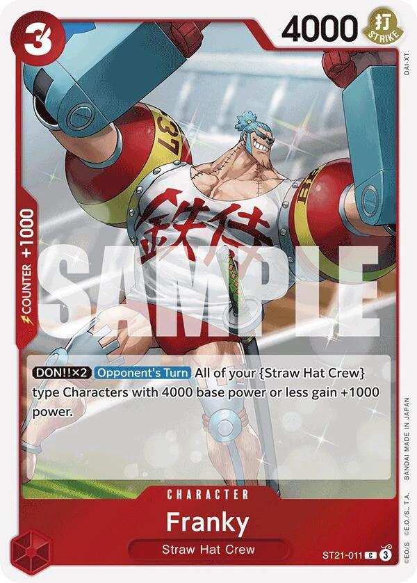 Franky (ST21-011) (Starter Deck EX: Gear 5)