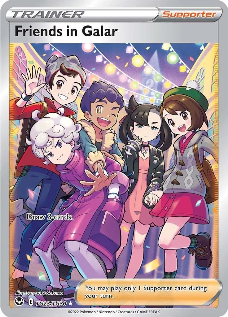 Friends in Galar (TG23/TG30) (SWSH12: Silver Tempest Trainer Gallery)