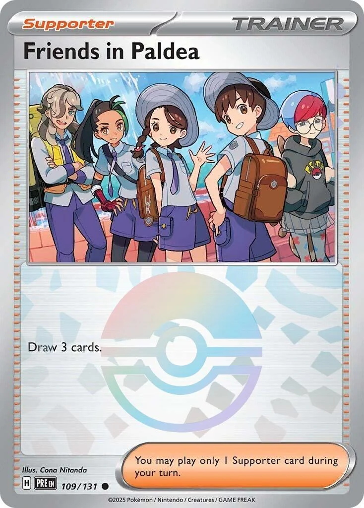 Friends in Paldea - 109/131 (Poke Ball Pattern) (109/131) (SV: Prismatic Evolutions)