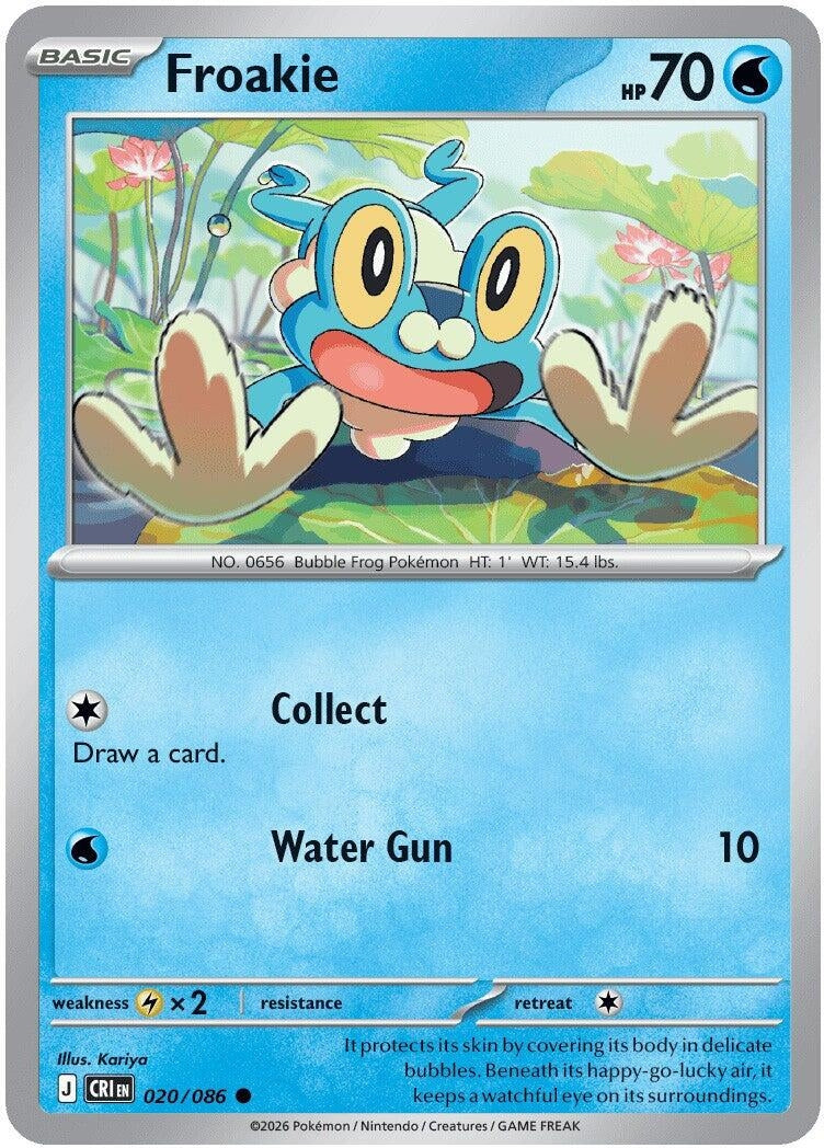 Froakie (020/086) (ME04: Chaos Rising)