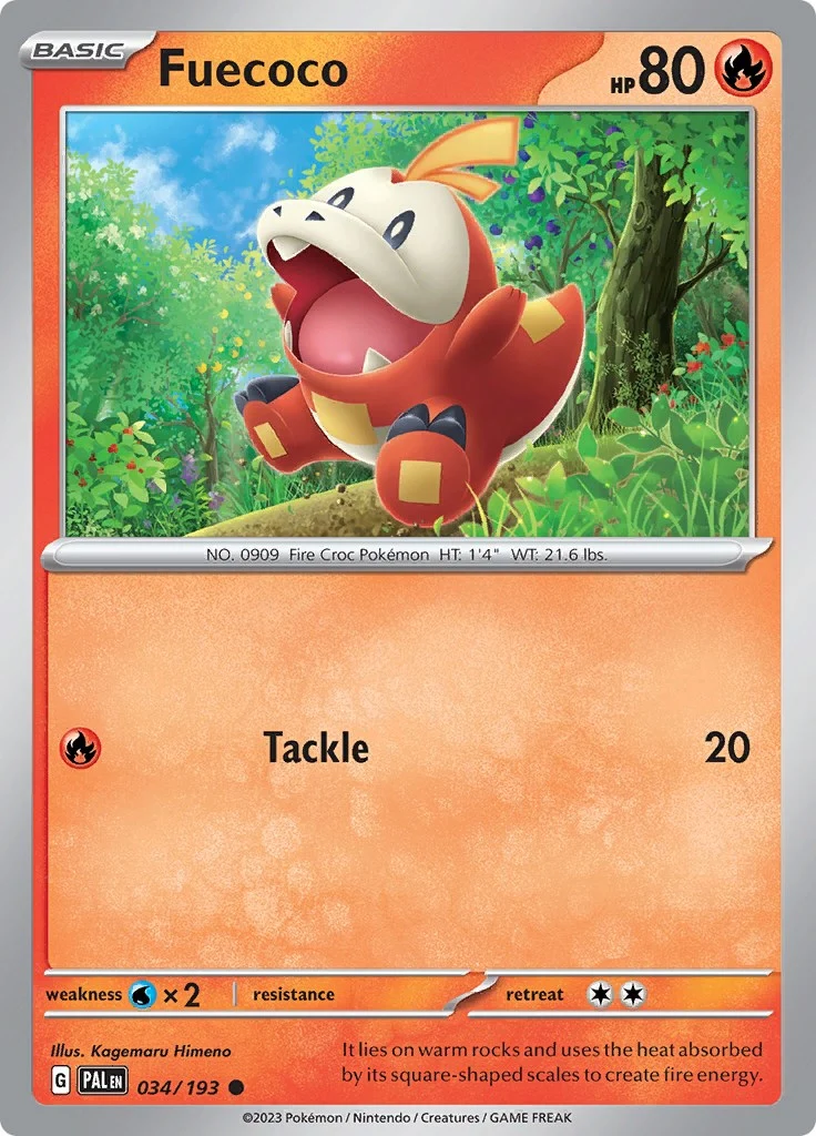 Fuecoco (034/193) (SV02: Paldea Evolved)