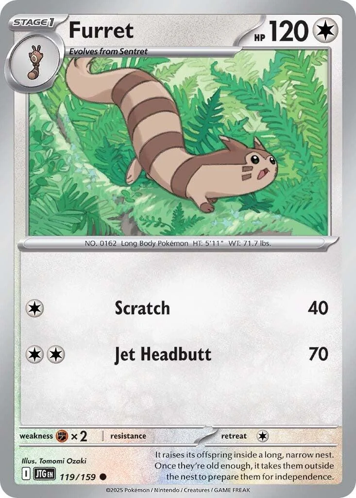 Furret (119/159) (SV09: Journey Together)