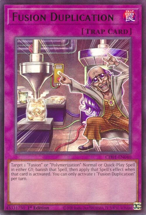 Fusion Duplication (CH01-EN040) (THE CHRONICLES DECK: The Fallen & The Virtuous (All-Foil Edition))