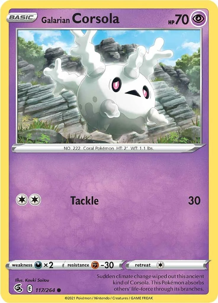 Galarian Corsola (117/264) (SWSH08: Fusion Strike)