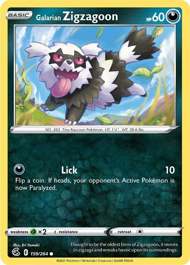 Galarian Zigzagoon (159/264) (SWSH08: Fusion Strike)