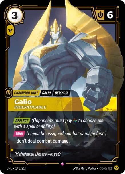 Galio - Indefatigable (171/219) (Unleashed)