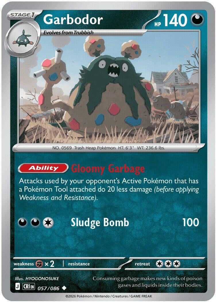 Garbodor (057/086) (ME04: Chaos Rising)