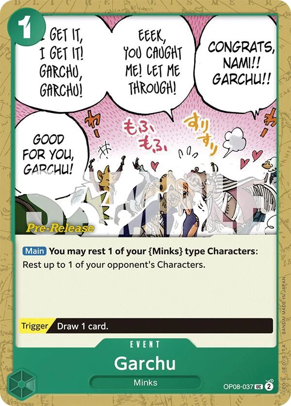 Garchu (OP08-037) (Two Legends Pre-Release Cards)