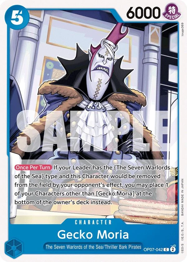 Gecko Moria (042) (OP07-042) (500 Years in the Future)