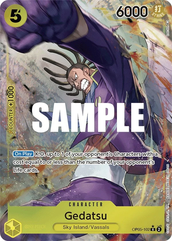 Gedatsu (Alternate Art) (OP05-102) (Awakening of the New Era)