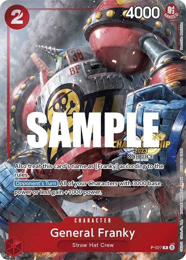 General Franky (CS 2023 Event Pack) (P-027) (One Piece Promotion Cards)
