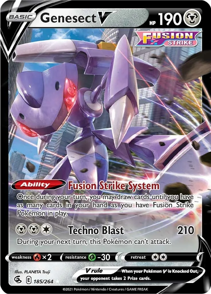 Genesect V (185/264) (SWSH08: Fusion Strike)