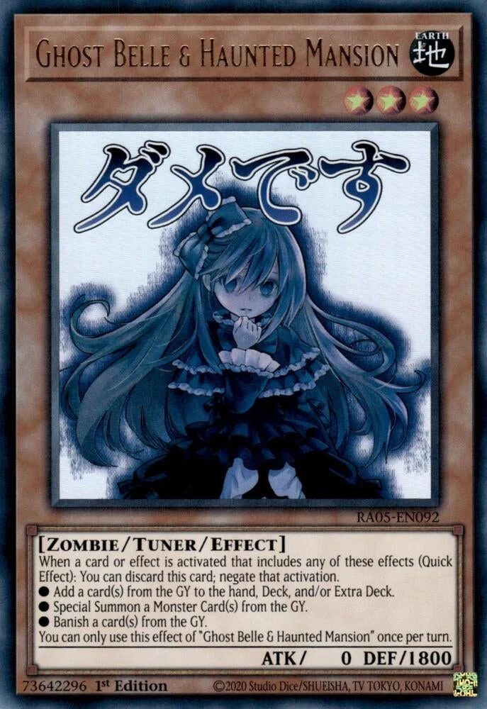 Ghost Belle & Haunted Mansion (RA05-EN092) (Rarity Collection 5)