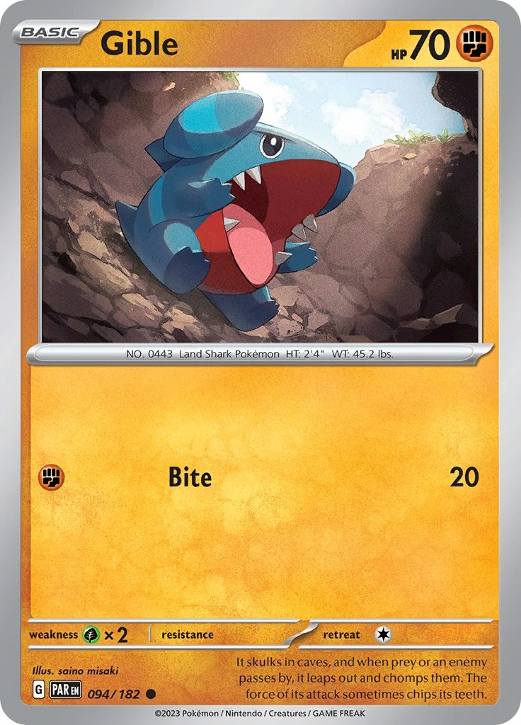Gible (094/182) (SV04: Paradox Rift)