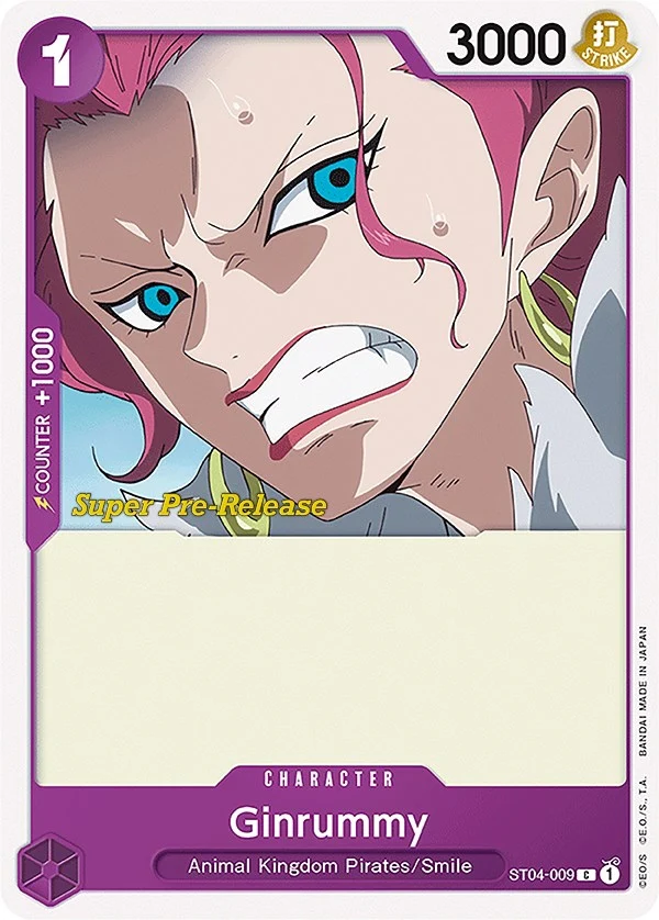 Ginrummy (ST04-009) (Super Pre-Release Starter Deck 4: Animal Kingdom Pirates)
