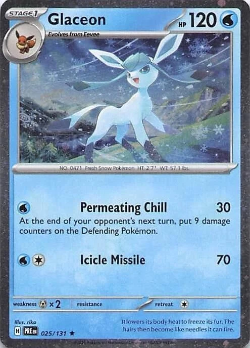 Glaceon - 025/131 (Cosmos Holo) (025/131)