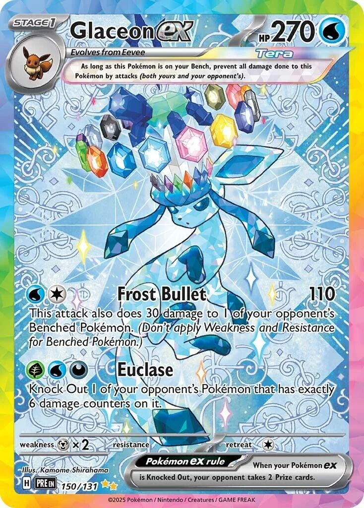 Glaceon ex (150/131) (SV: Prismatic Evolutions)