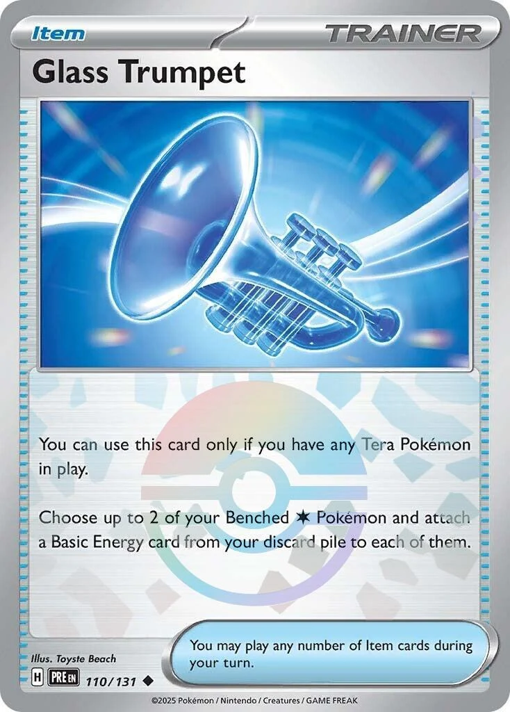 Glass Trumpet (Poke Ball Pattern) (110/131) (SV: Prismatic Evolutions)