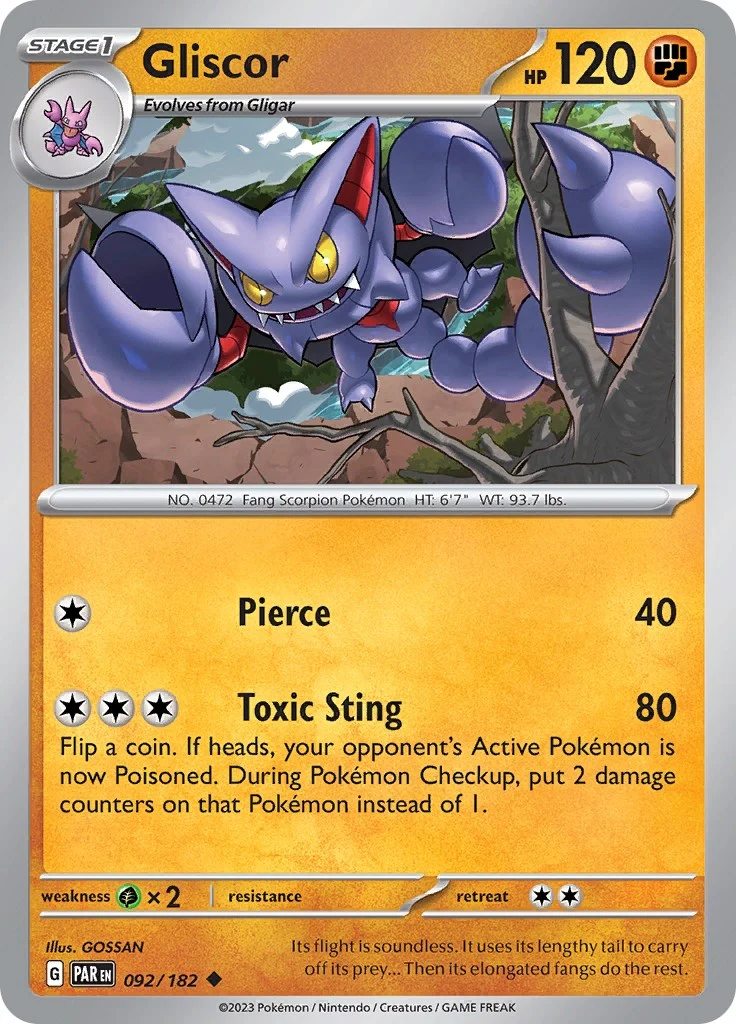 Gliscor (092/182) (SV04: Paradox Rift)