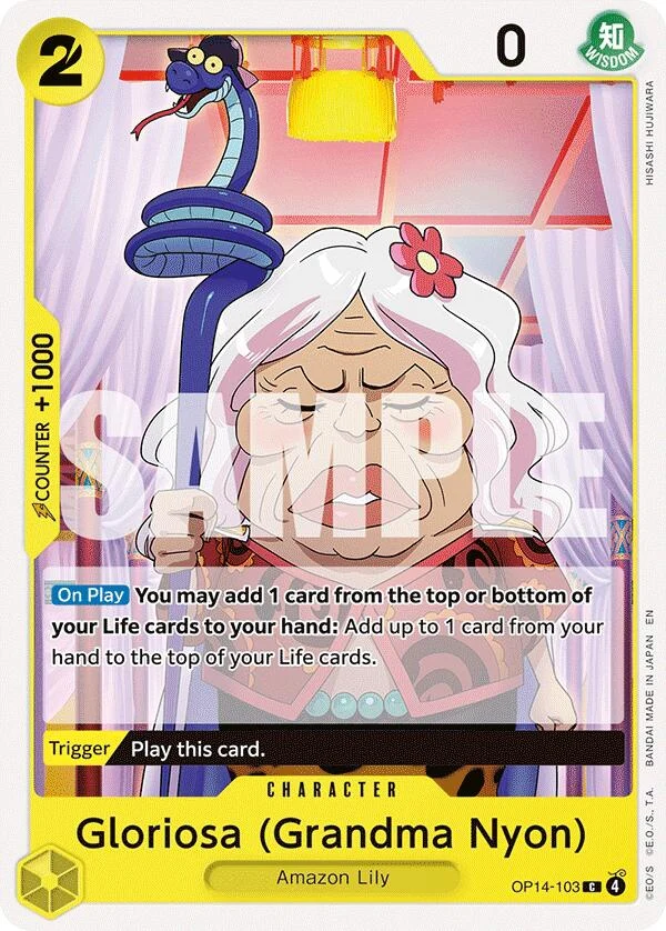 Gloriosa (Grandma Nyon) (OP14-103) (The Azure Sea's Seven)