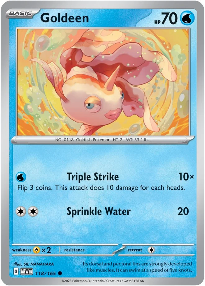 Goldeen (118/165) (SV: Scarlet & Violet 151)