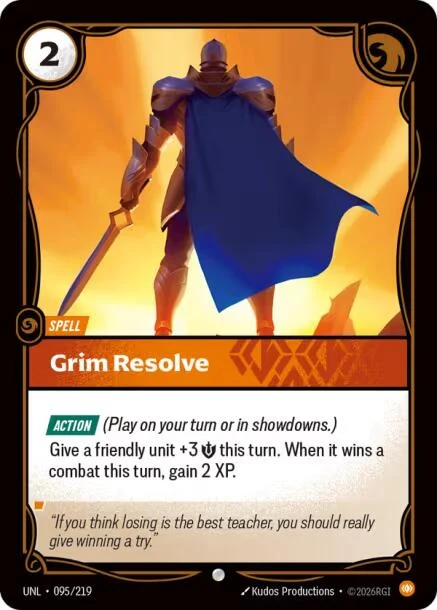 Grim Resolve (095/219) (Unleashed)