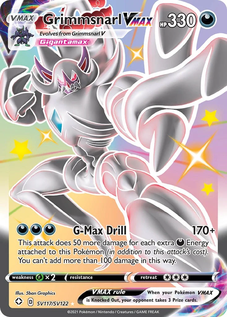 Grimmsnarl VMAX (SV117/SV122) (Shining Fates: Shiny Vault)