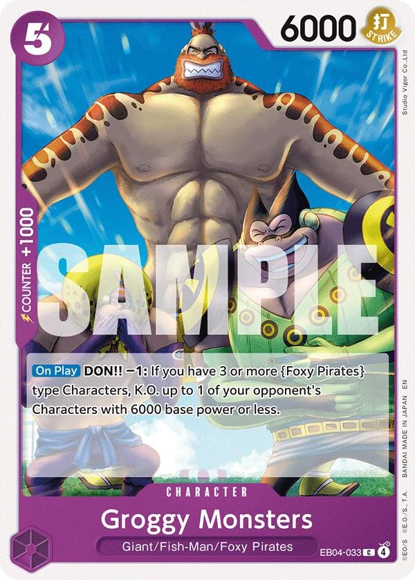 Groggy Monsters (EB04-033) (The Azure Sea's Seven)