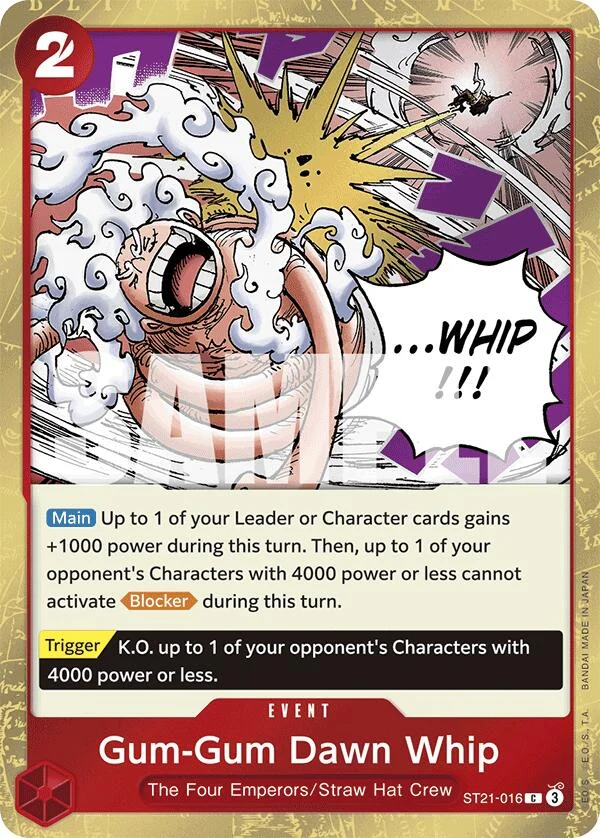 Gum-Gum Dawn Whip (ST21-016) (Starter Deck EX: Gear 5)