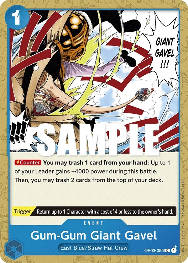 Gum-Gum Giant Gavel (OP03-055) (Pillars of Strength)