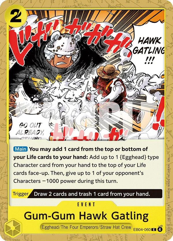 Gum-Gum Hawk Gatling (EB04-060) (Adventure on Kami's Island)