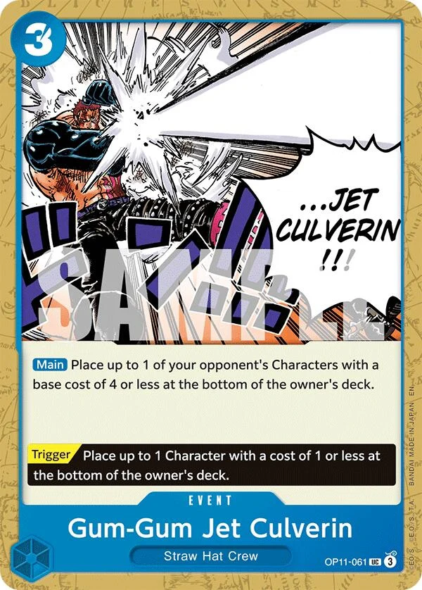 Gum-Gum Jet Culverin (OP11-061) (A Fist of Divine Speed)