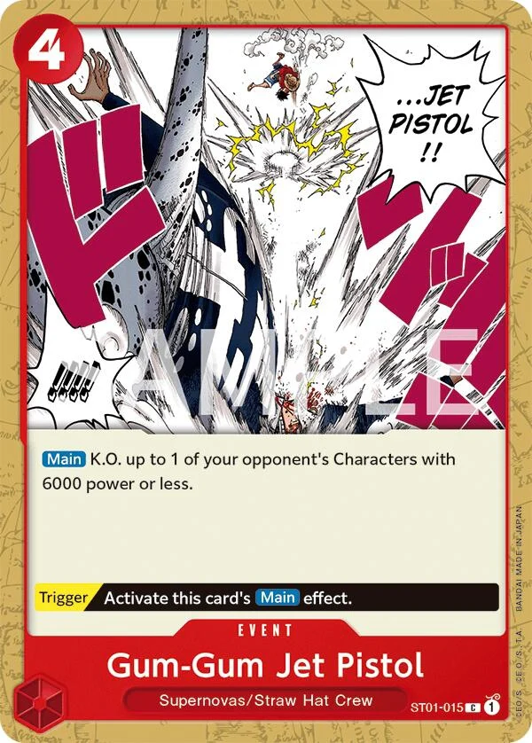 Gum-Gum Jet Pistol (ST01-015) (Revision Pack Cards)