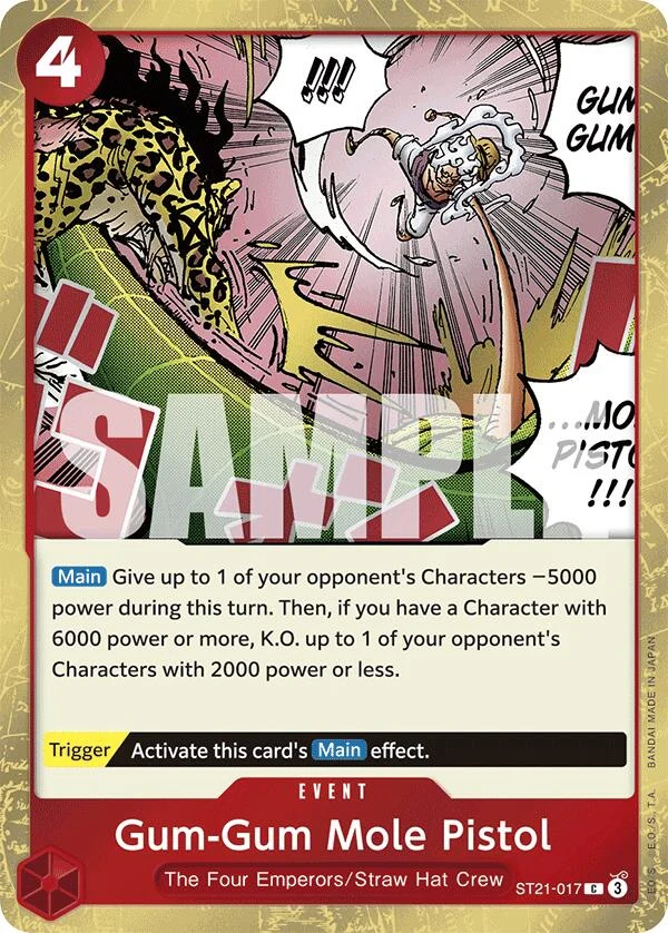 Gum-Gum Mole Pistol (ST21-017) (Starter Deck EX: Gear 5)