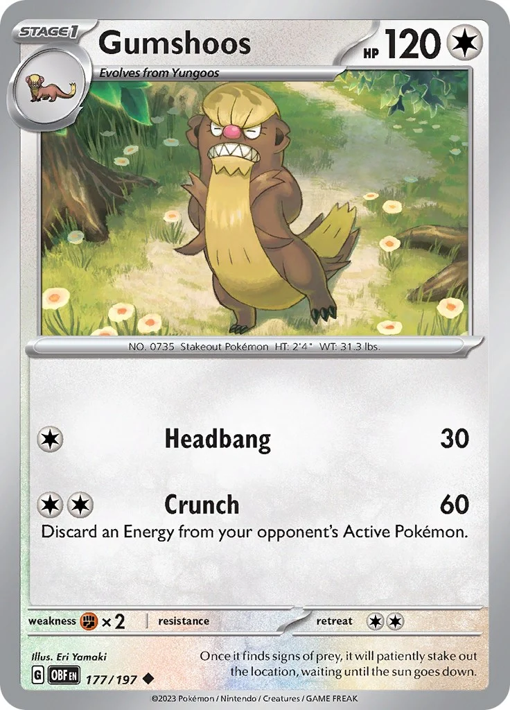 Gumshoos (177/197) (SV03: Obsidian Flames)