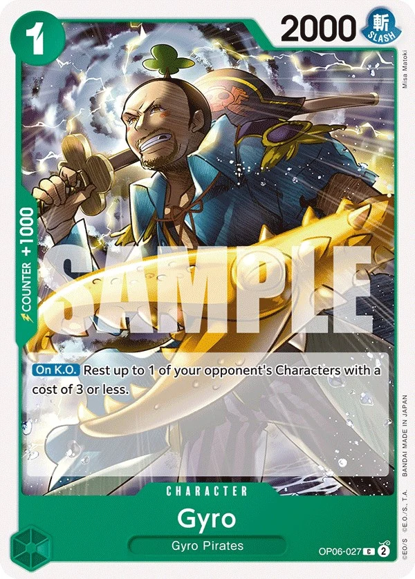 Gyro (OP06-027) (Wings of the Captain)