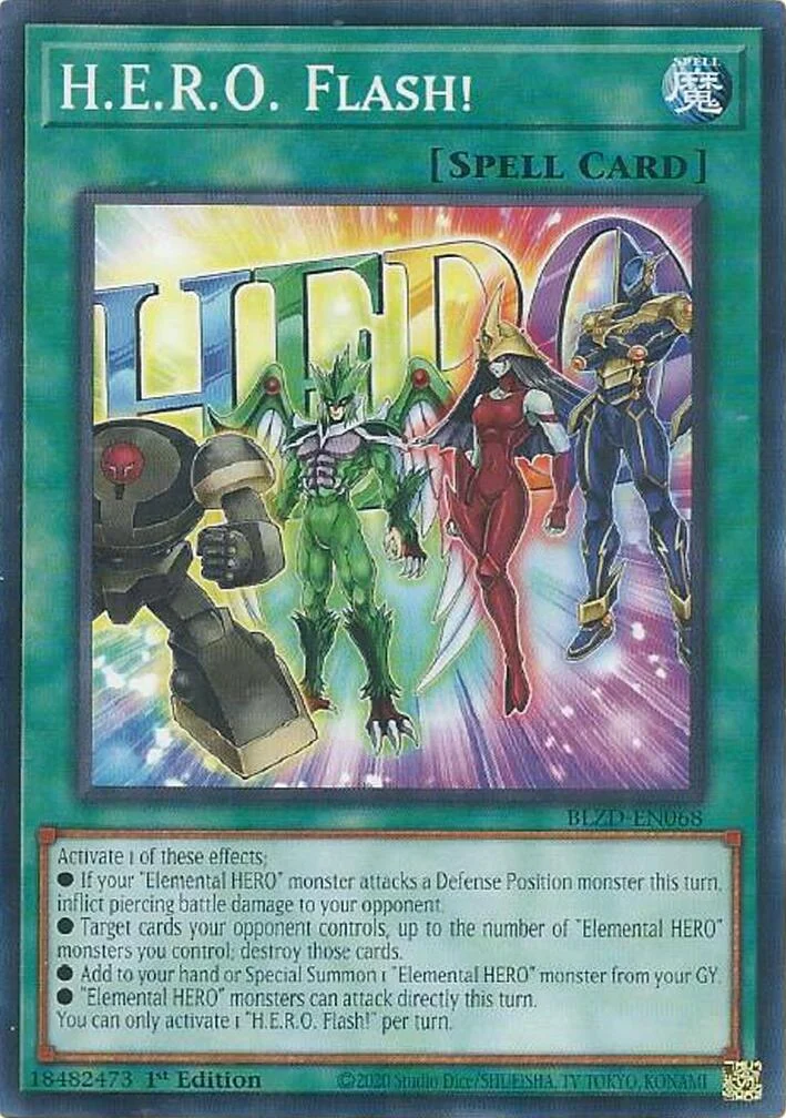 H.E.R.O. Flash! (BLZD-EN068) (Blazing Dominion)