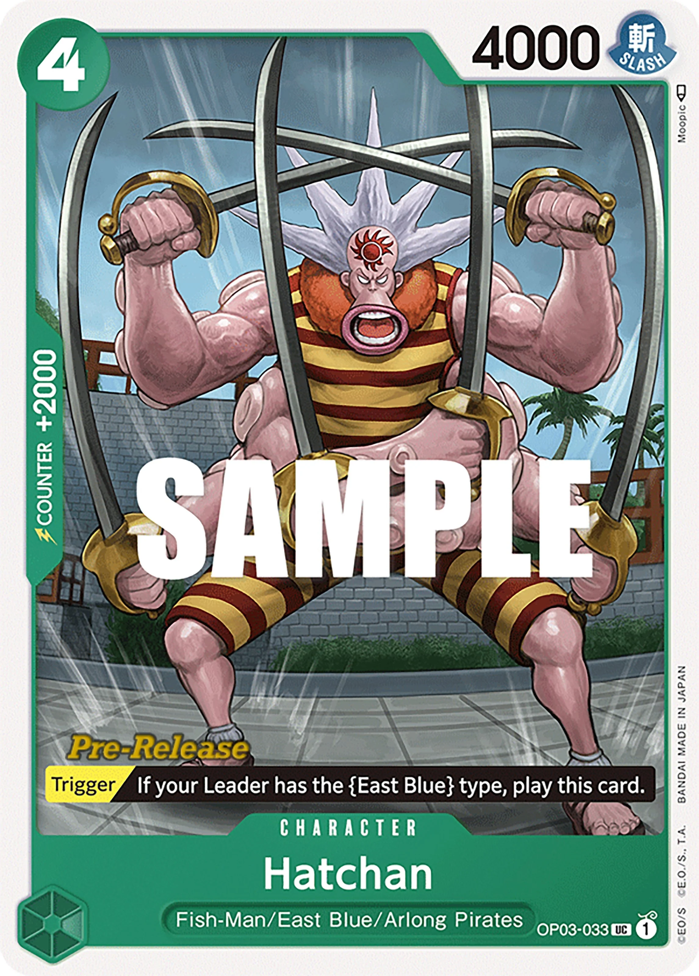 Hatchan (OP03-033) (Pillars of Strength Pre-Release Cards)