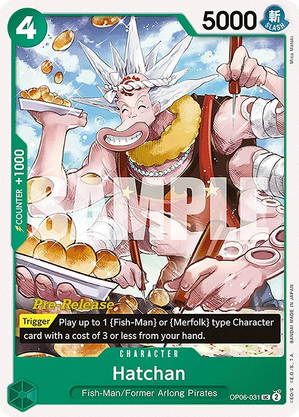 Hatchan (OP06-031) (Wings of the Captain Pre-Release Cards)