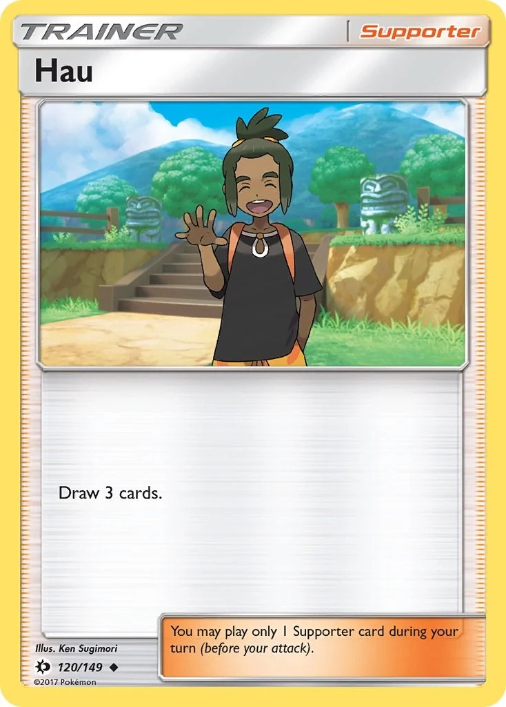 Hau (120/149) (SM Base Set)