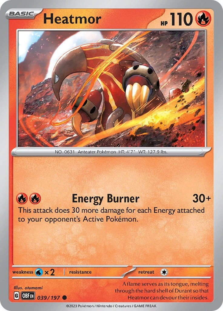 Heatmor (039/197) (SV03: Obsidian Flames)