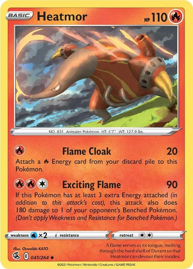Heatmor (041/264) (SWSH08: Fusion Strike)