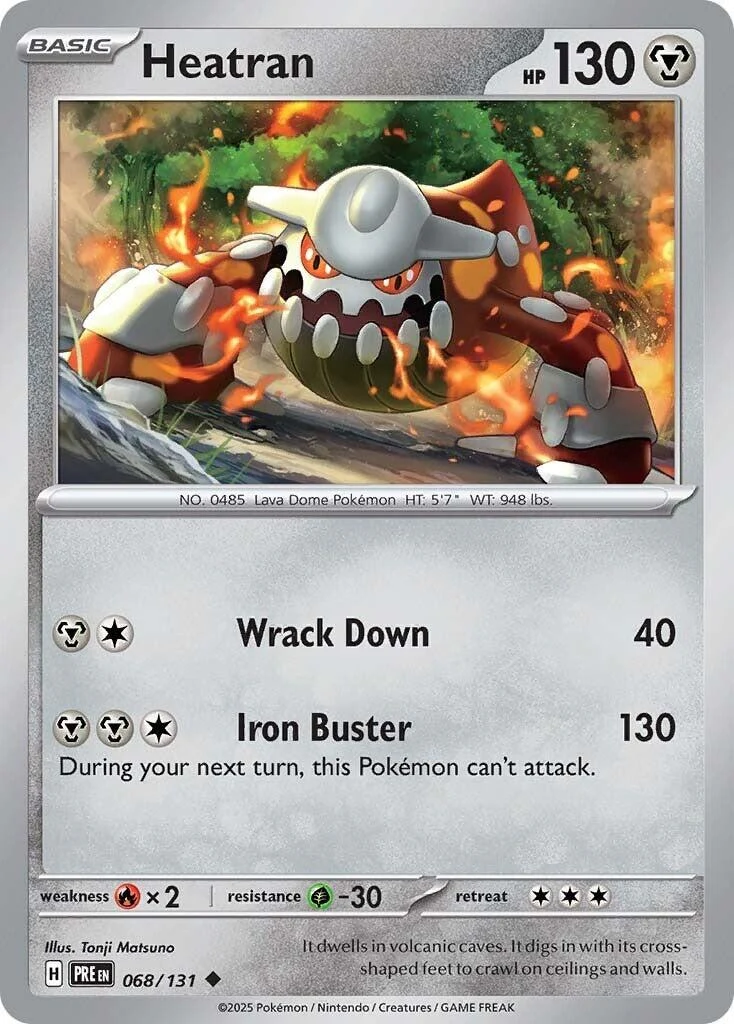 Heatran (068/131) (SV: Prismatic Evolutions)
