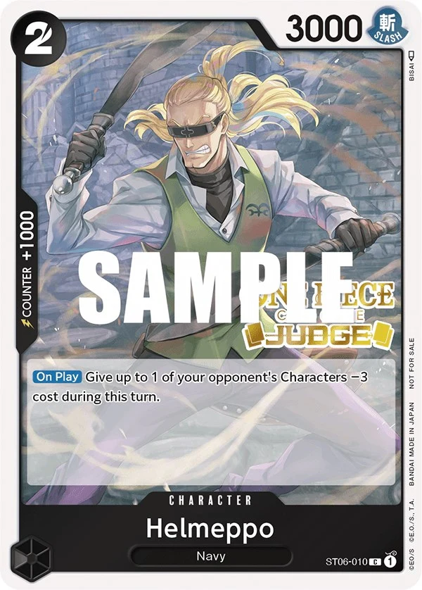 Helmeppo (Judge) (ST06-010) (One Piece Promotion Cards)