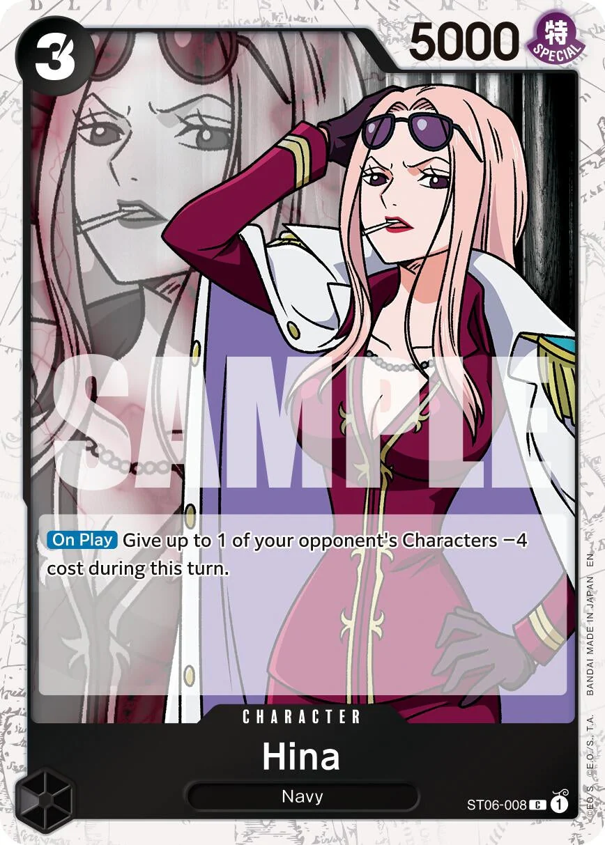 Hina (Pirate Foil) (ST06-008) (Premium Booster -The Best- Vol. 2)