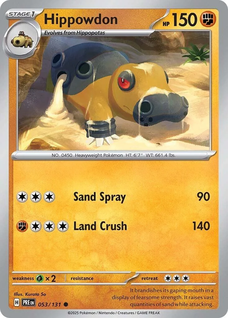 Hippowdon (053/131) (SV: Prismatic Evolutions)