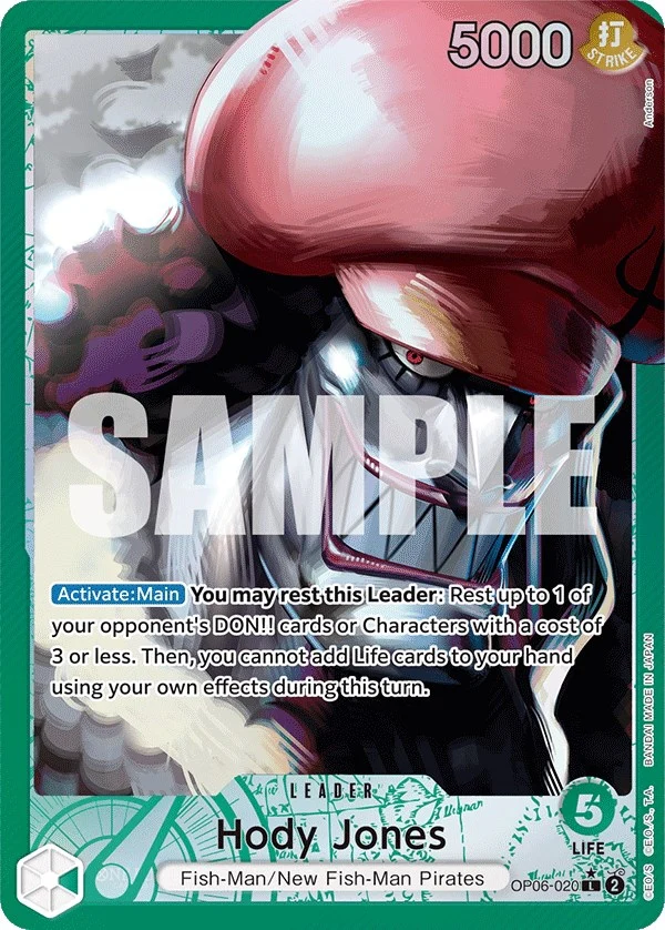 Hody Jones (020) (Alternate Art) (OP06-020) (Wings of the Captain)