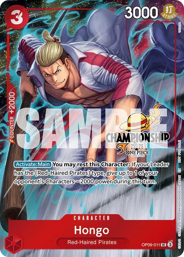 Hongo (CS 25-26 Celebration Pack) (OP09-011) (One Piece Promotion Cards)
