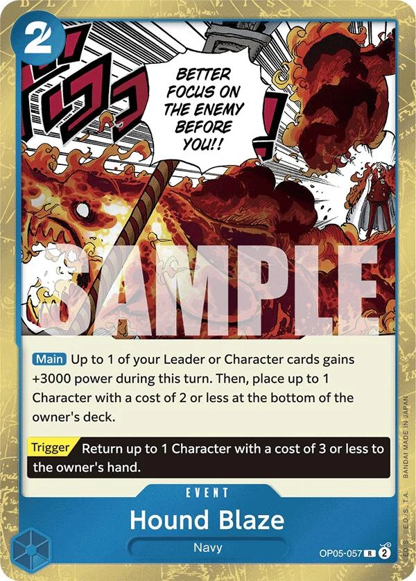 Hound Blaze (Jolly Roger Foil) (OP05-057) (Premium Booster -The Best-)