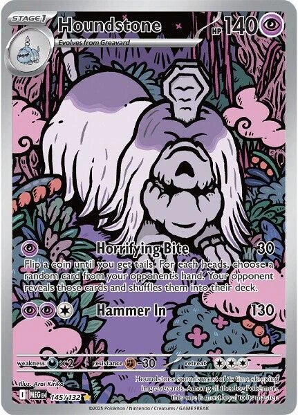Houndstone (145/132) (ME01: Mega Evolution)